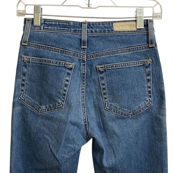 AG Adriano Goldschmied Isabelle Straight Leg Jeans Size 23 High Rise Cropped - Picture 11 of 16
